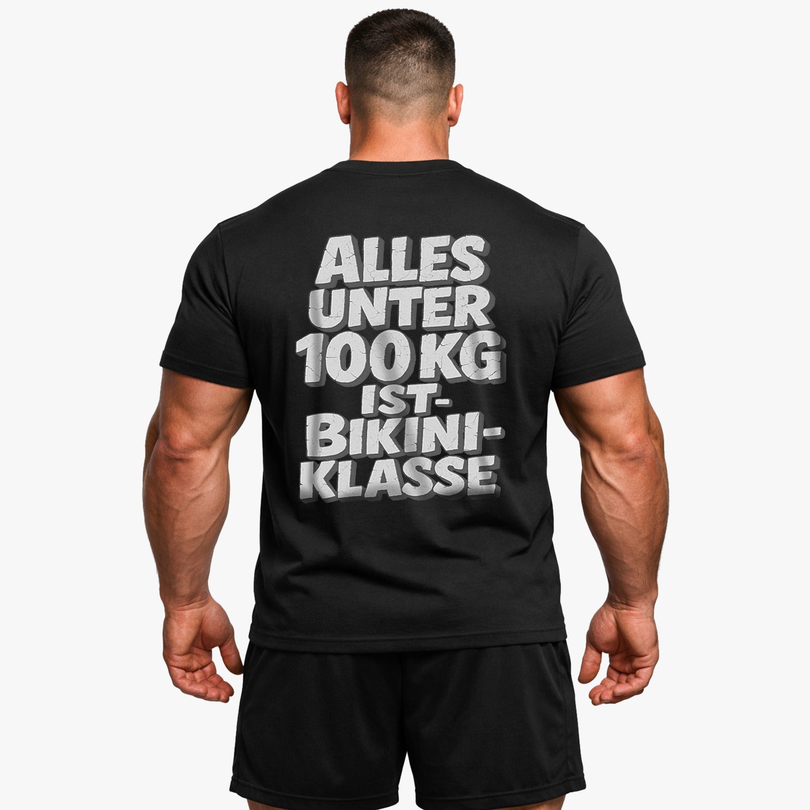 Alles unter 100Kg (Backprint) T-Shirt
