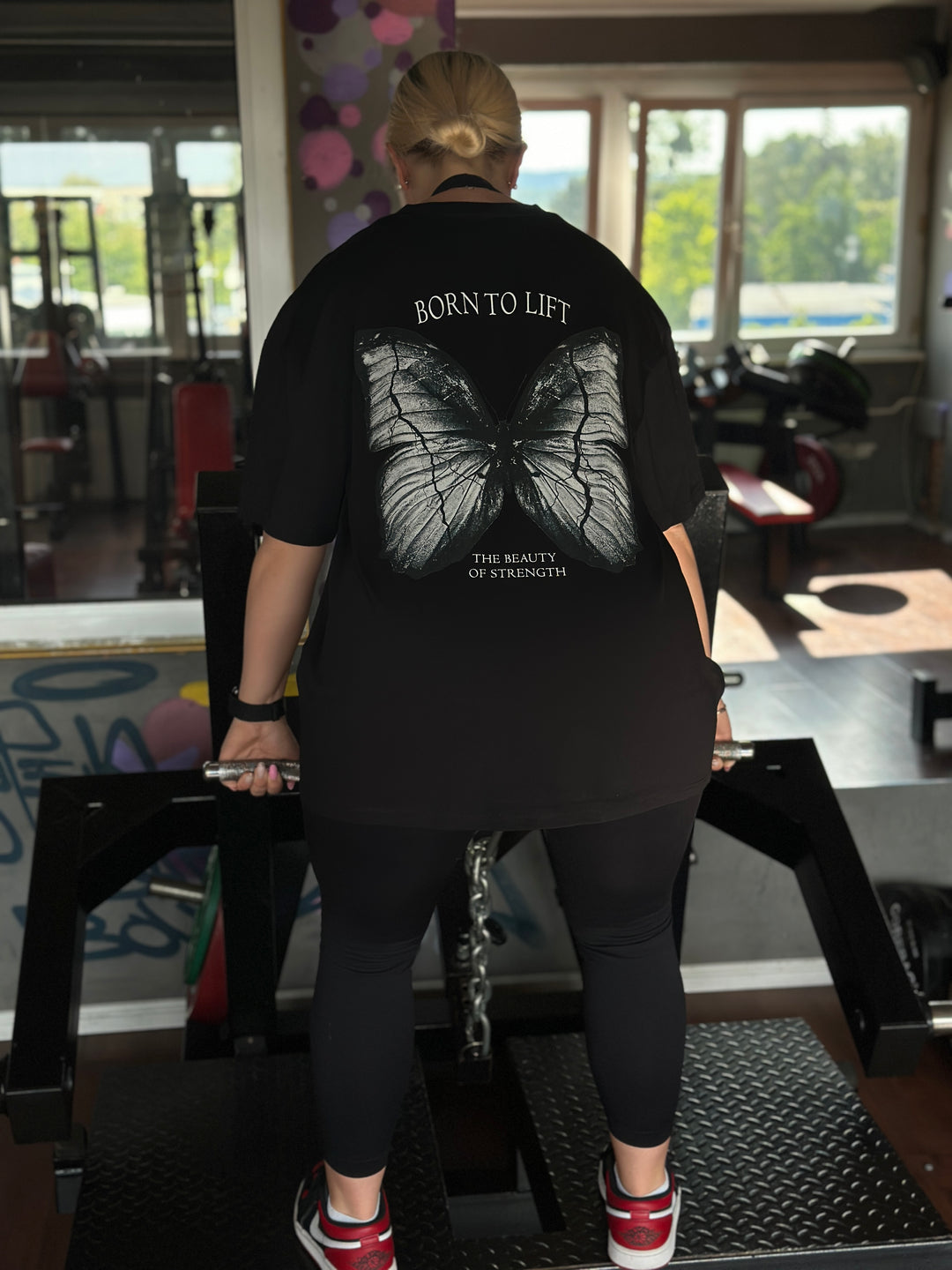 Born to lift (Backprint) Oversize Blast