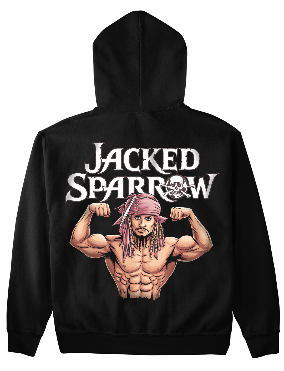 Bluza z kapturem Jacked Sparrow (z nadrukiem na plecach).