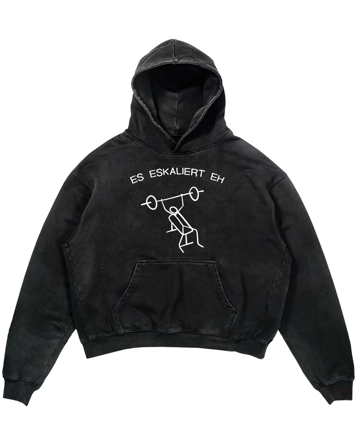 Es eskaliert eh Oversized Hoodie