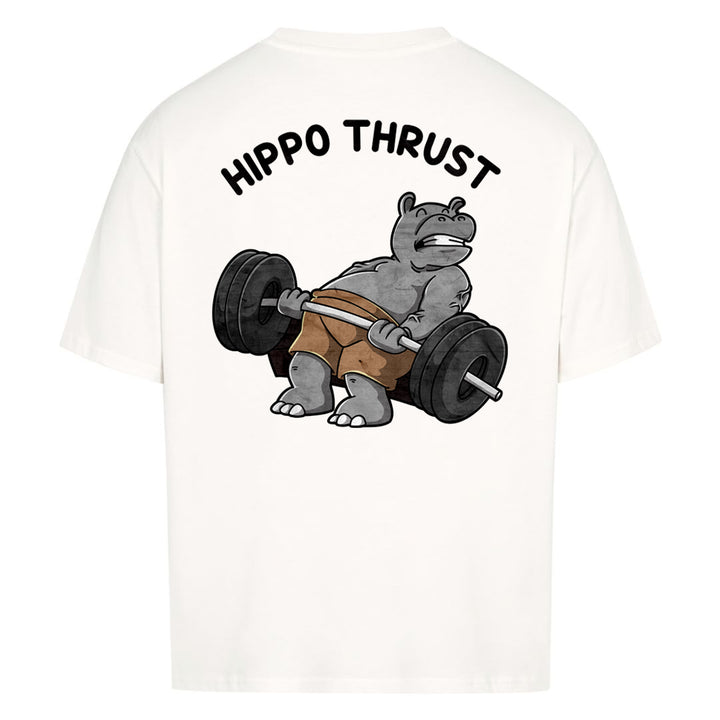 Hippo Thrust (Backprint) Oversized Shirt