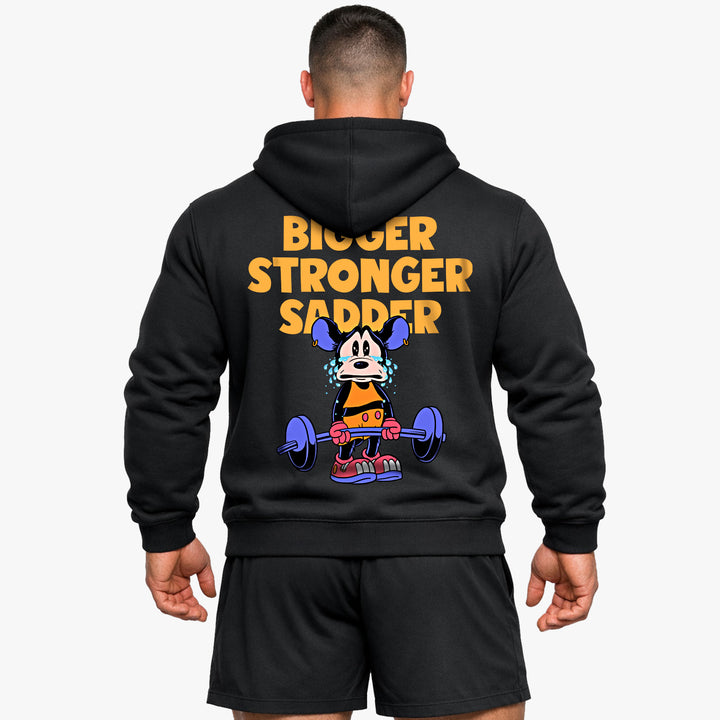 Bigger Stronger Sadder (Backprint) Hoodie