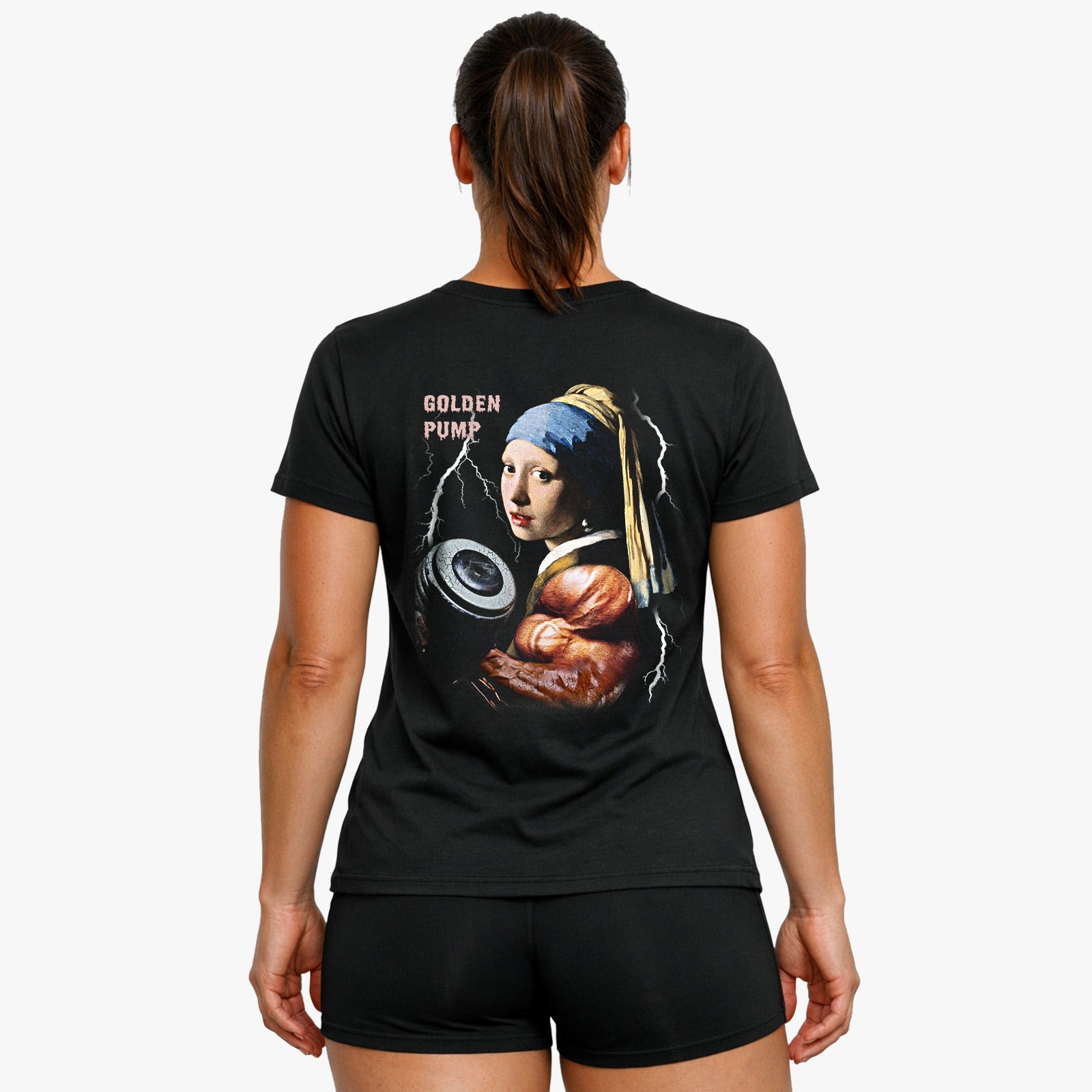 Dumbbell Girl (Backprint) Shirt