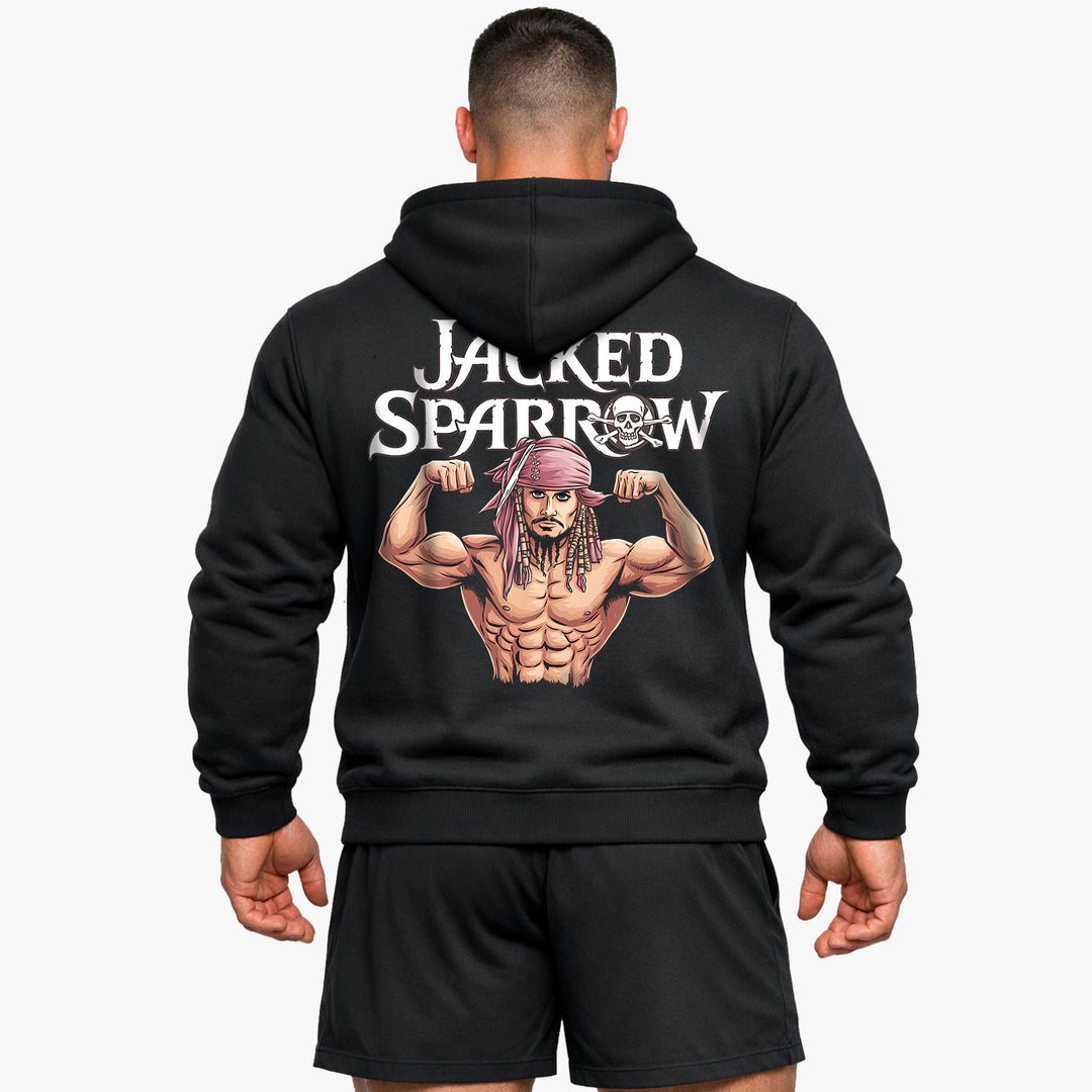 Bluza z kapturem Jacked Sparrow (z nadrukiem na plecach).