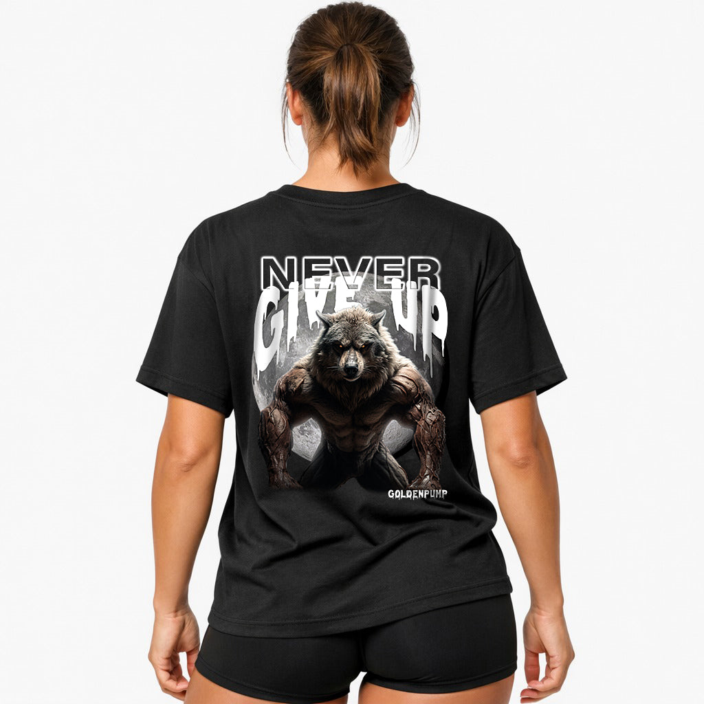 Never (Backprint) Oversized Shirt