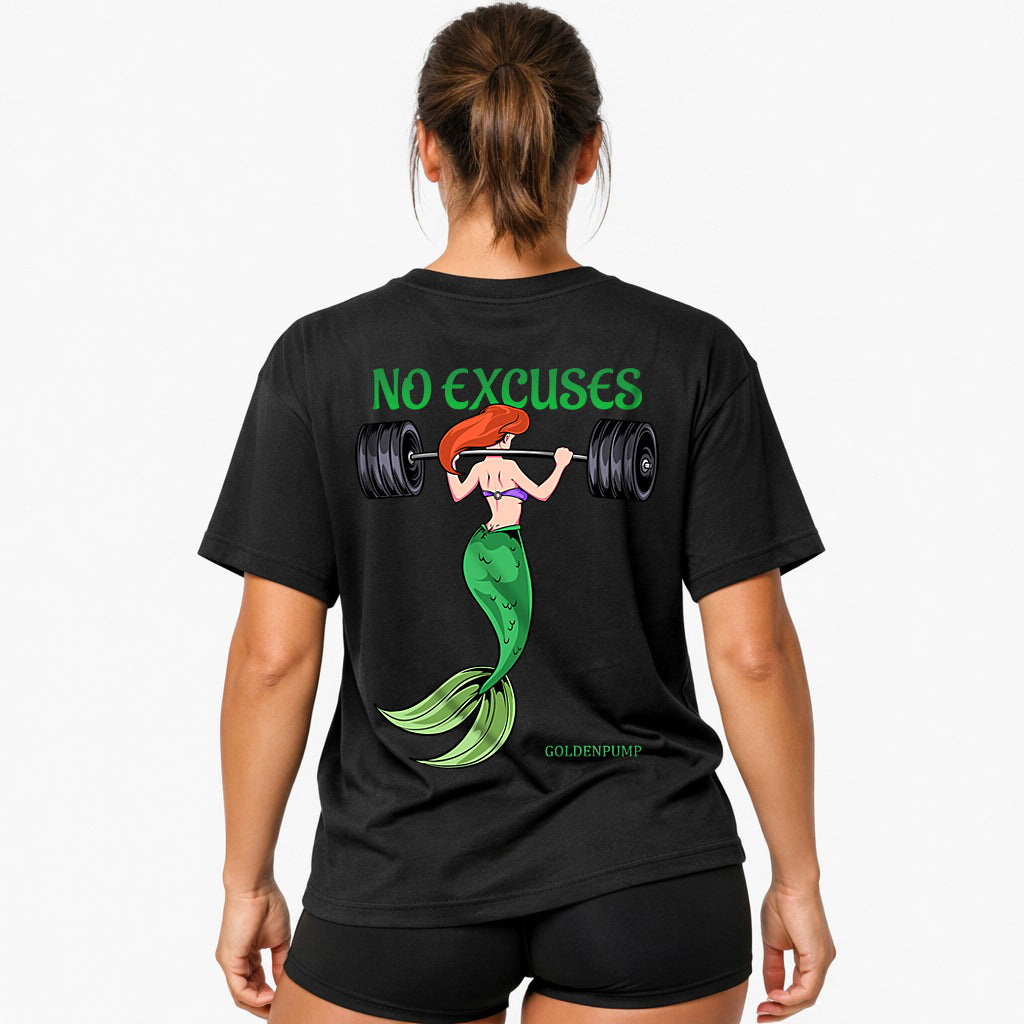 No Excuses (Backprint) Oversized Shirt