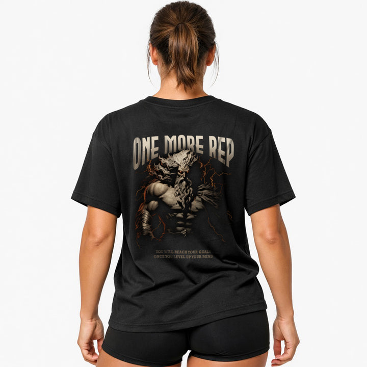 One more rep (Backprint) Oversized Shirt