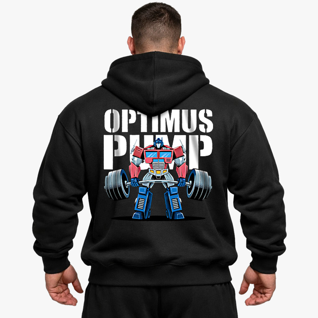 Optimus Pump oversized hoodie (rugafdruk).