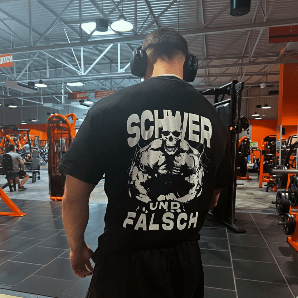 Schwer und falsch (Backprint) Oversize Blast