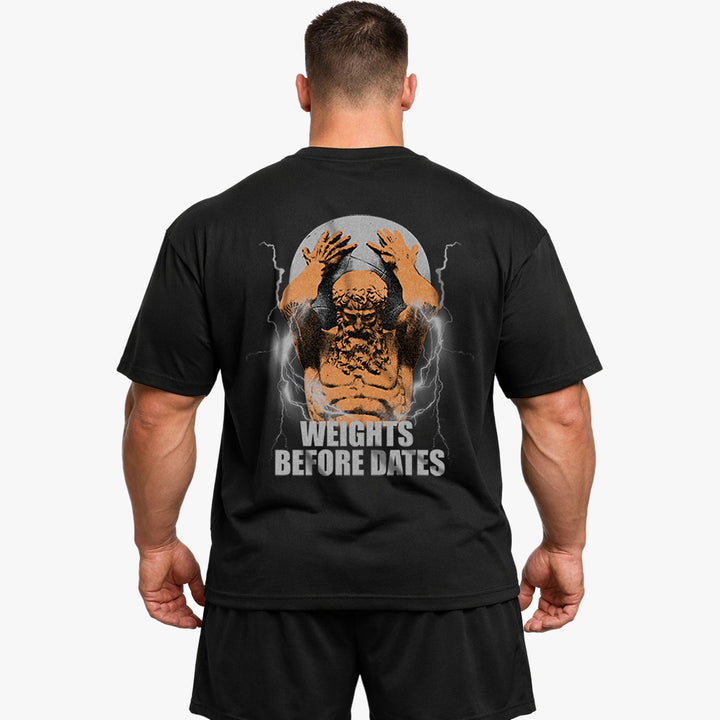 Weights before dates (Backprint) Oversize Blast