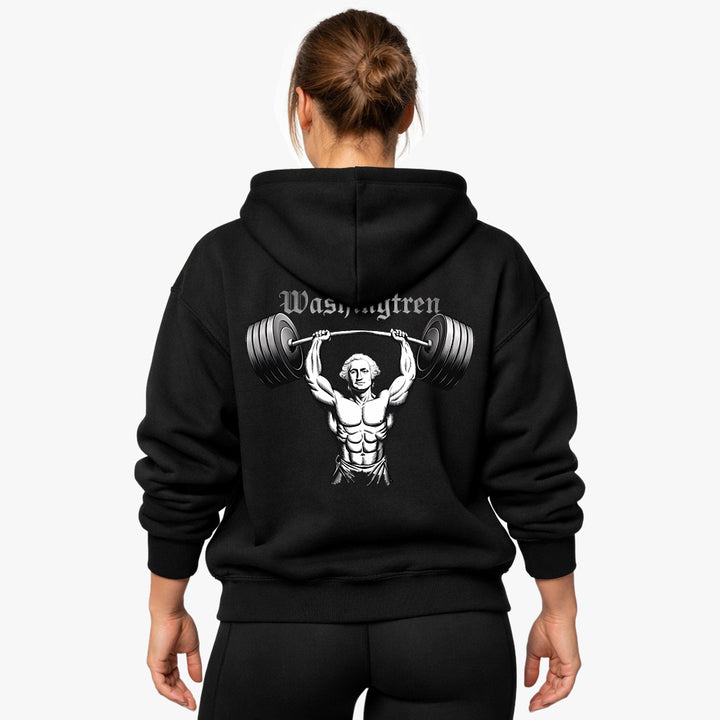 george washingtren Oversized (Backprint) Hoodie