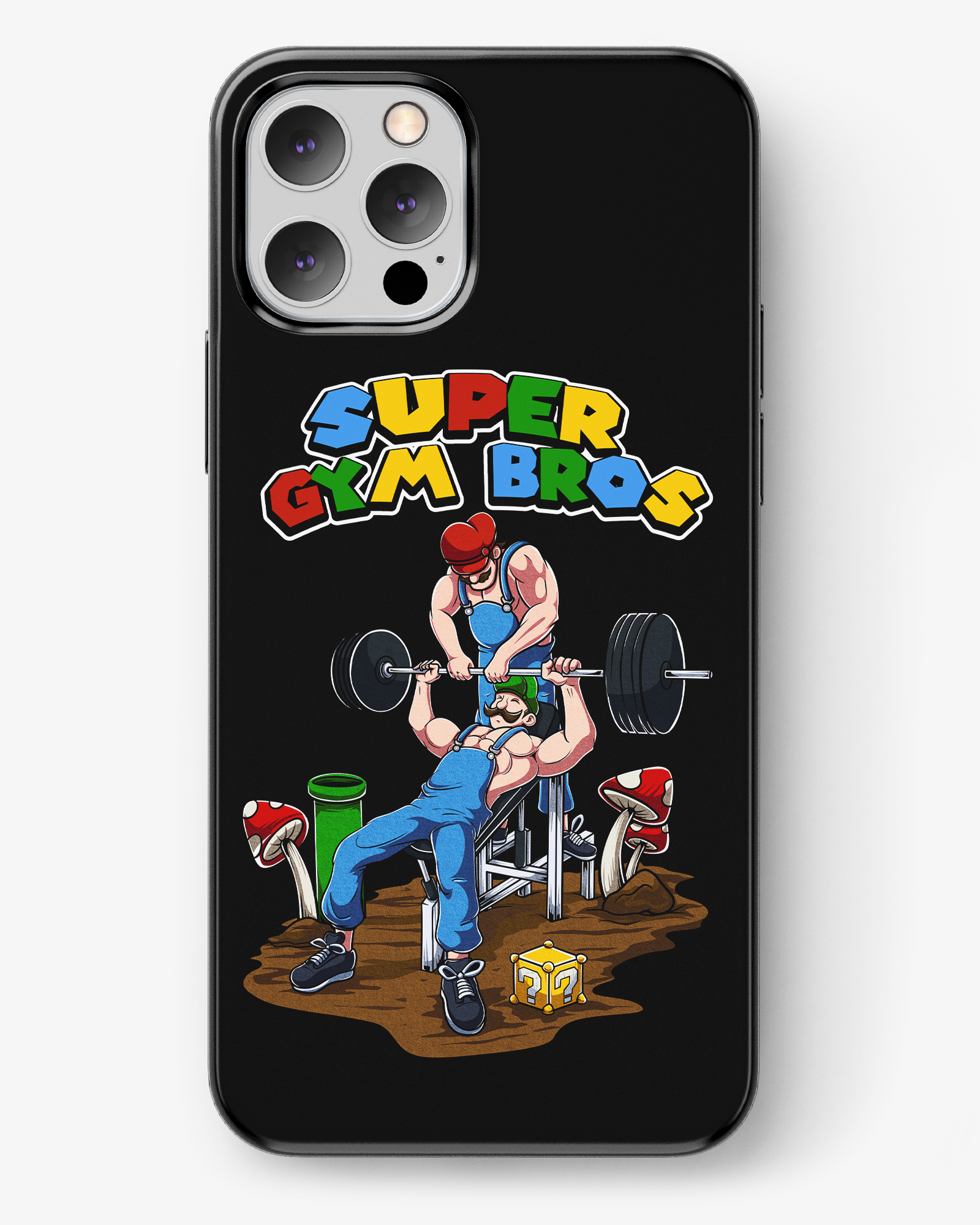 Super Gymbros iPhone Case mini