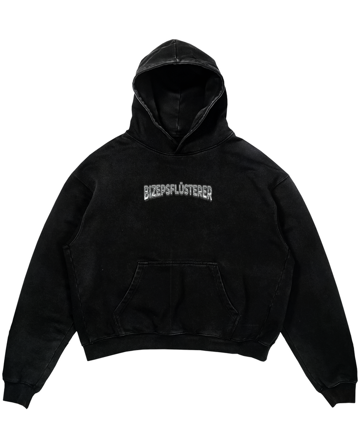 Bizepsflüsterer (Frontprint) Oversize Hoodie