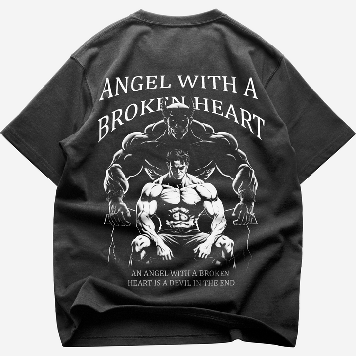 Broken heart (Backprint) Oversize Blast